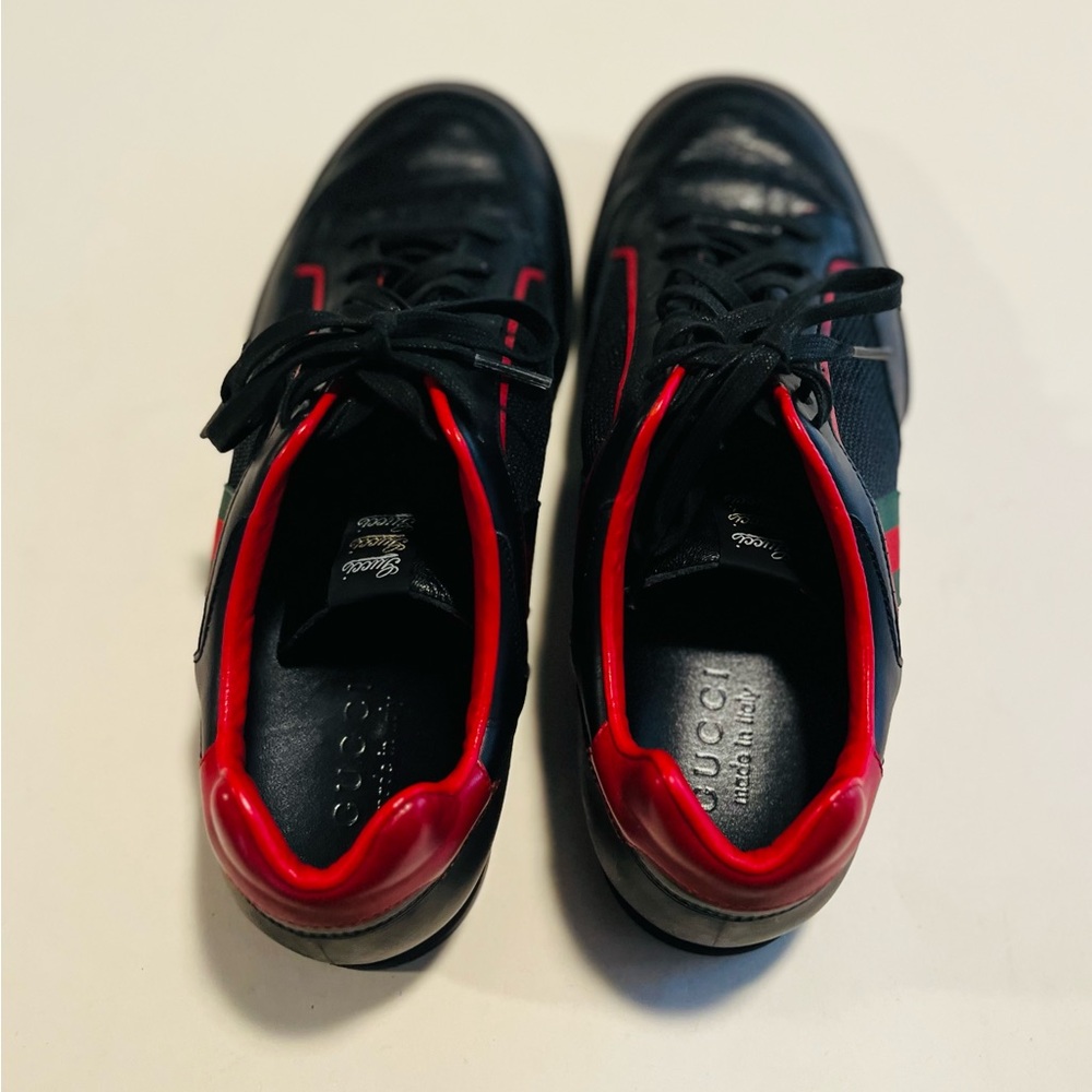 Gucci Vintage Tennis 83 Web Low Top Men’s Sneakers Size 7 - Picture 2 of 8